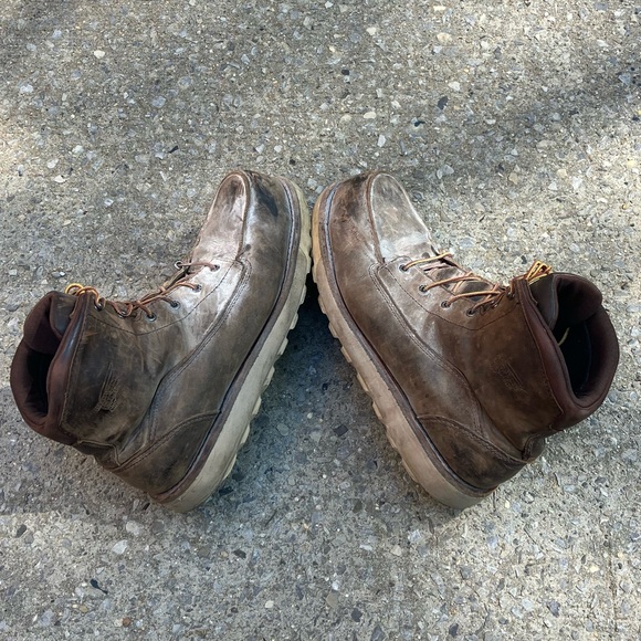 Red Wing Traction Tred Lite Work Boots Mens Size 13 D Brown Waterproof - Picture 4 of 16